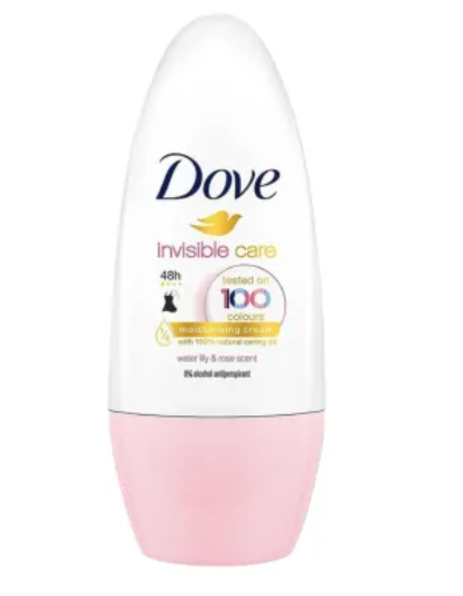 Ingrijire Personala & Cosmetice - Deodorant antiperspirant roll-on Dove Invisible Care Moisturising Cream, 50 ml