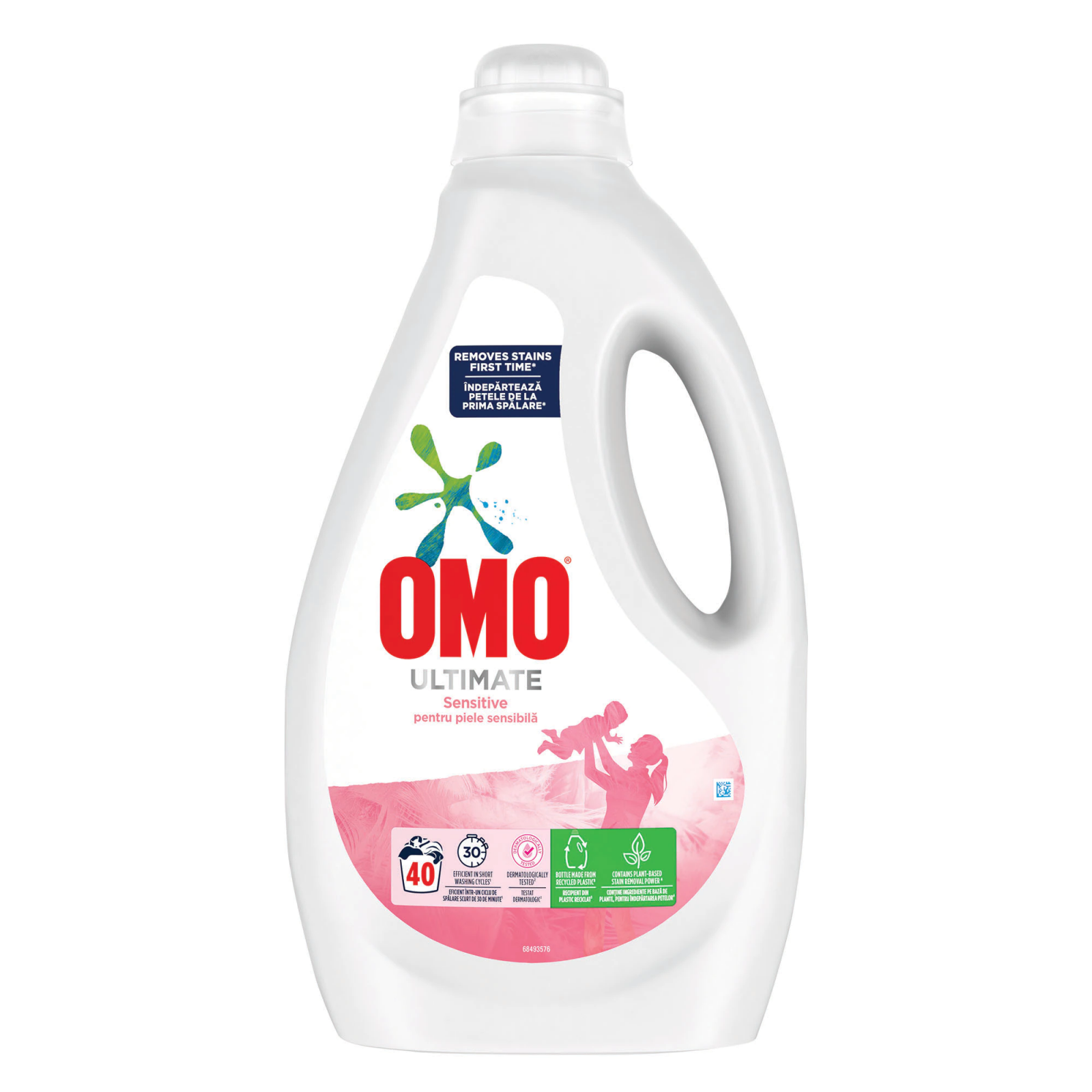 Curatenie & Intretinere - Detergent lichid Omo Ultimate Sensitive Concentrat, 40 spalari, 2L