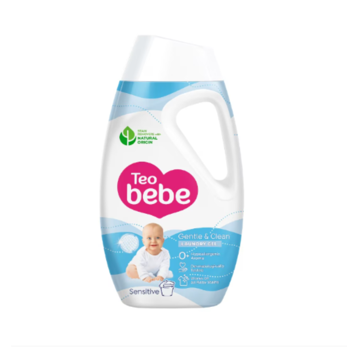 Curatenie & Intretinere - Detergent lichid Teo Bebe Gentle & Clean Sensitive, 1080 ml