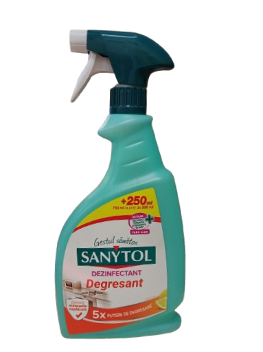 Casa, Gradina & Bricolaj - Dezinfectant degresant bucatarie,750 ml Sanytol