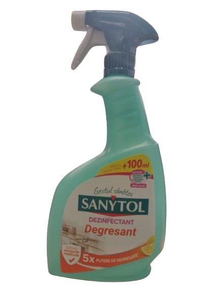 Detergenti Bucatarie si Vase - Dezinfectant ultradegresant pentru bucatarie Sanytol, 600 ml