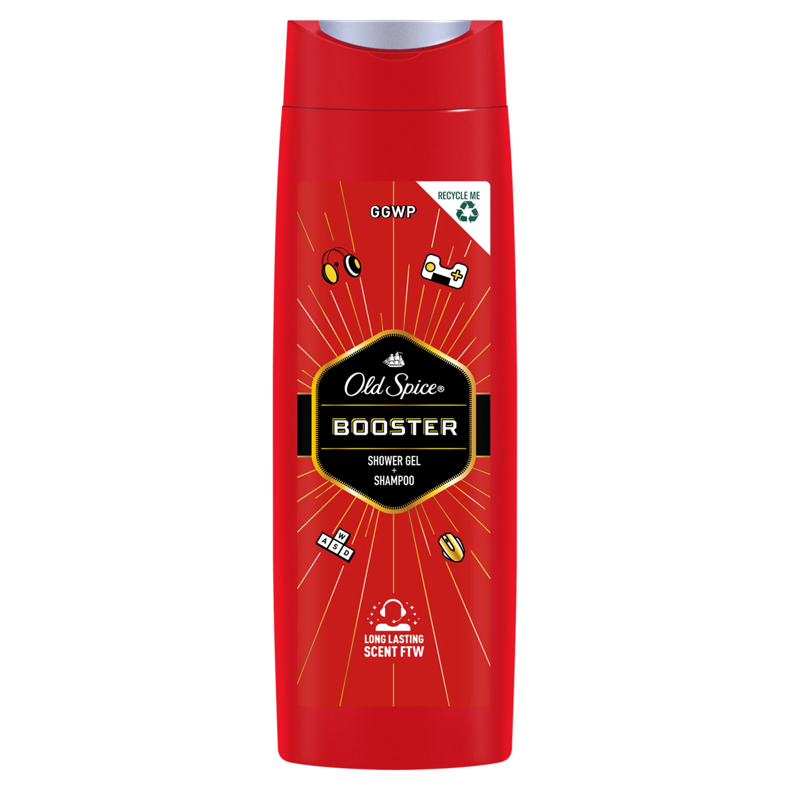 Ingrijire Personala & Cosmetice - Gel de dus si sampon, Old Spice, Booster, 400 ml