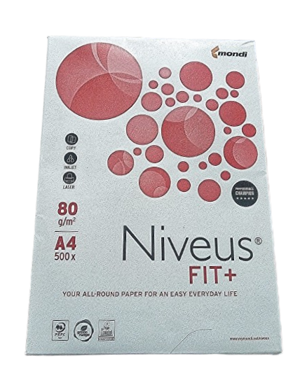 Hartie imprimanta si copiatoare - Hartie copiator Niveus Fit+ A4,500 coli/top