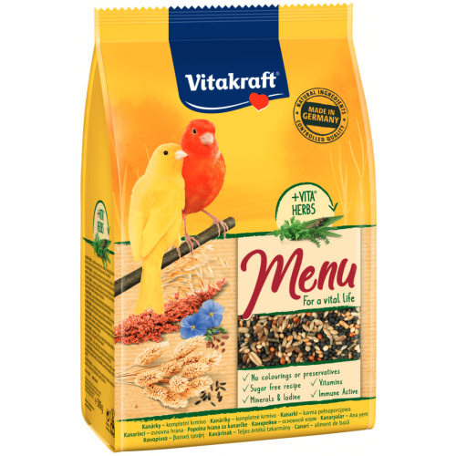 Pet Shop - Hrana pentru canari Vitakraft Premium Menu 500G