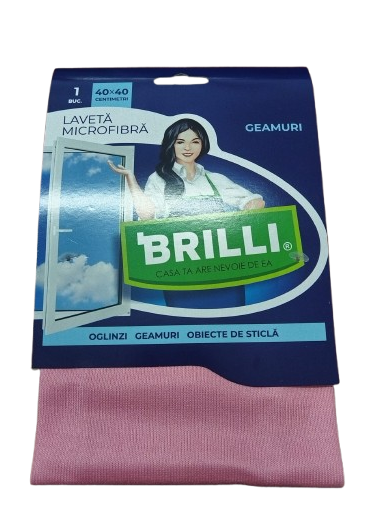Bureti  vase si lavete - Laveta microfibra intreaga casa Brilli, 40X40cm, Misavan