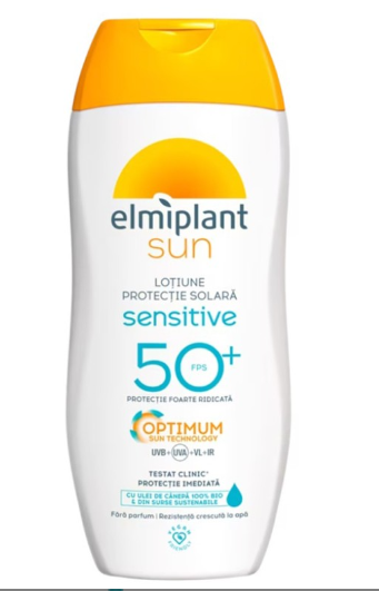 Ingrijire Personala & Cosmetice - Lotiune protectie solara Elmiplant Sun Sensitive SPF 50, 200 ml