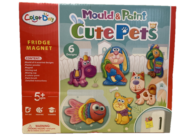 Jucarii, Copii & Bebe - Modeleaza si picteaza animale dragute