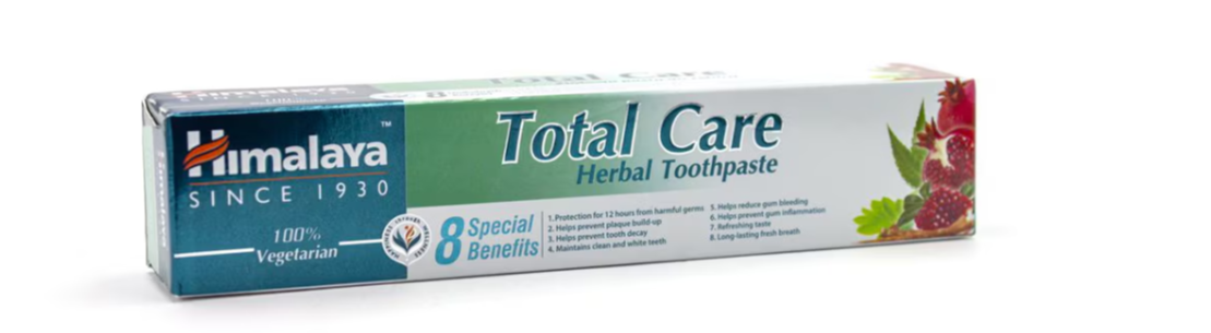 Igiena Dentara - Pasta de dinti pe baza de plante, Himalaya, Total Care, 75 ml