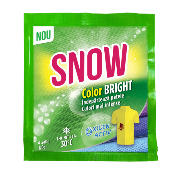 Casa, Gradina & Bricolaj - Pudra pentru indepartarea petelor Snow Color Bright,120g