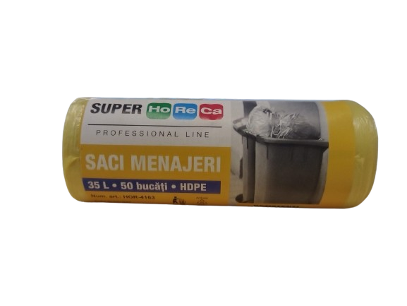 Curatenie & Intretinere - Saci menaj, Super Horeca, 35 l ,50 buc