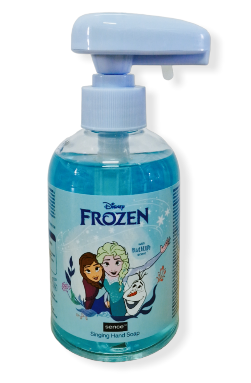 Jucarii, Copii & Bebe - Sapun Lichid cu Pompita Muzicala Blueberry Frozen ,250 ml