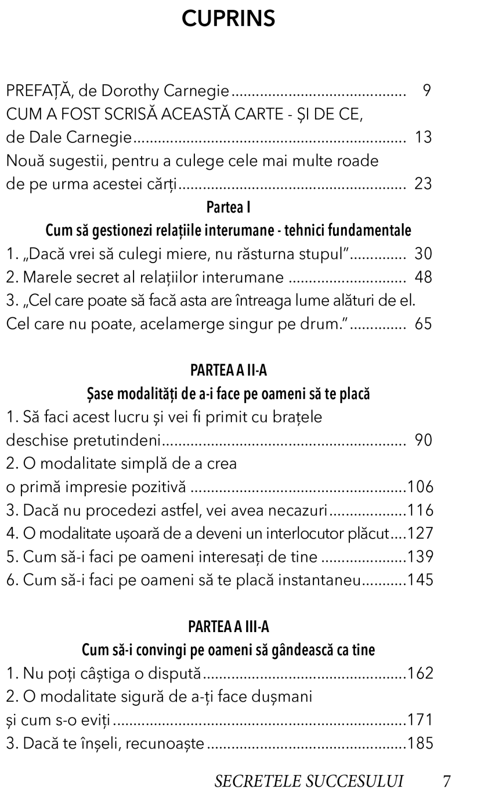 Secretele succesului. Cum sa-ti faci prieteni si sa devii influent [1]