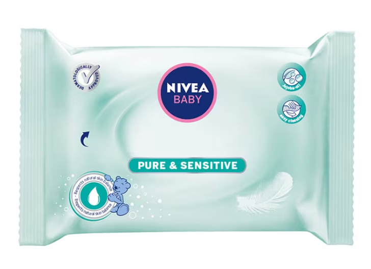 Jucarii, Copii & Bebe - Servetele Nivea Baby Pure & Sensitive, 63 buc