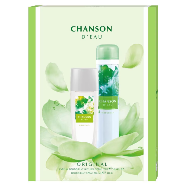 Ingrijire Personala & Cosmetice - Set Cadou Chanson Original: Deodorant Natural Spray, 75 ml + Deodorant, 200 ml