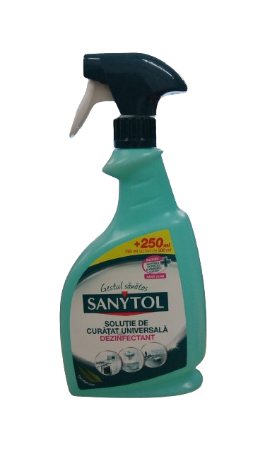Curatenie & Intretinere - Solutie de curatat universala Sanytol dezinfectant eucalipt, 750 ml