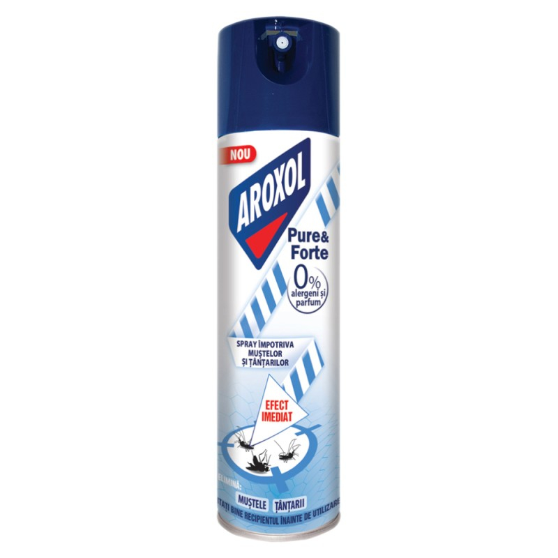 Casa, Gradina & Bricolaj - Spray Impotriva mustelor si tantarilor Aroxol Pure&Forte, 300 ml