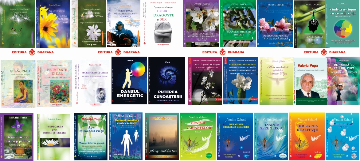 Cărți publicate de Editura Dharana