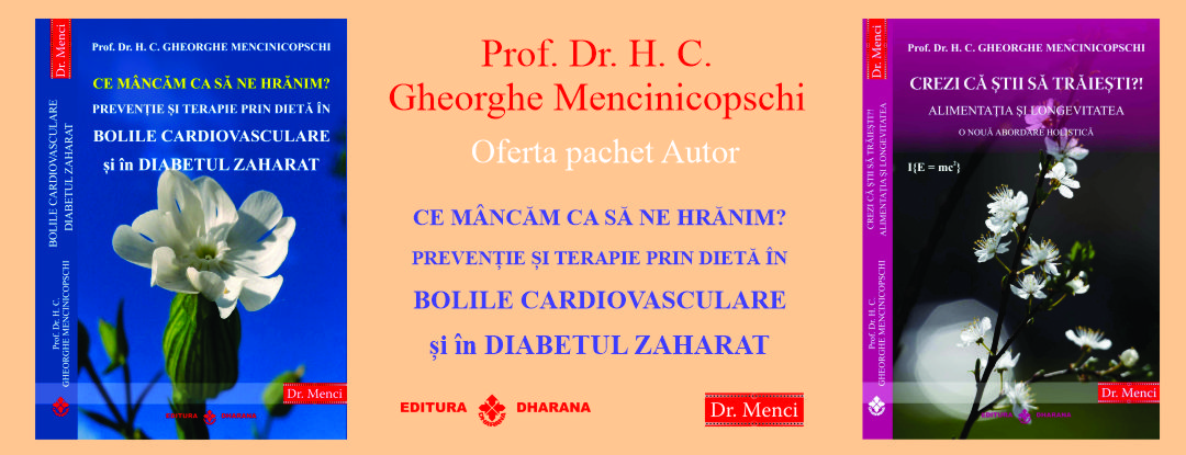 Oferta Cărți Prof. Dr. H. C. Gheorghe Mencinicopschi