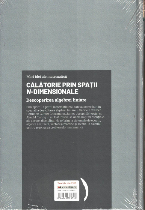 Calatorie prin spatii N-dimensionale. Descoperirea algebrei liniare [2]