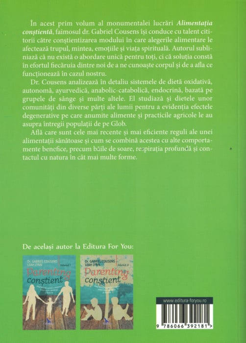 Alimentatia constienta. Set 2 Volume - Dr. Gabriel Cousens [3]