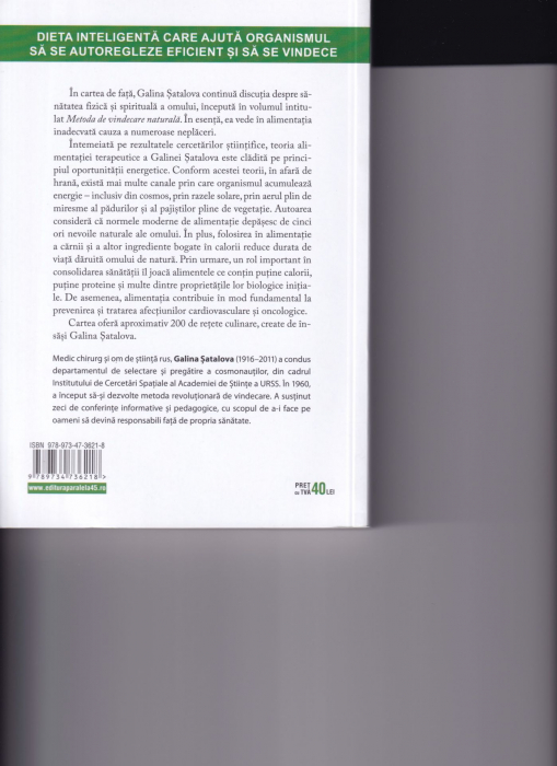 Alimentatia terapeutica. Dieta inteligenta care ajuta organismul sa se autoregleze eficient si sa se vindece [2]