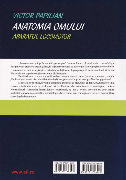 Anatomia Omului. Vol.1  Aparatul locomotor [2]
