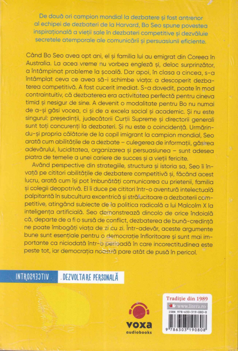 Arta argumentarii. Cum ne invata dezbaterea sa ascultam si sa fim auziti [2]