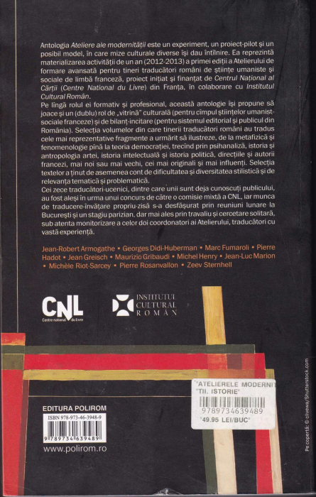 Ateliere ale modernitatii. Istorie intelectuala si filosofie franceza contemporana [2]