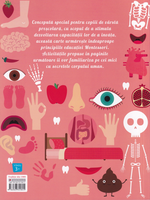 Carte de activitati Montessori. Corpul uman [2]