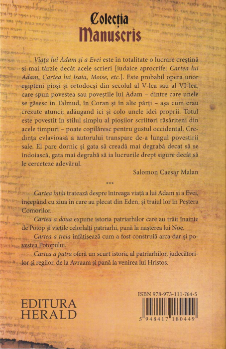 Cartea lui Adam si a Evei [2]