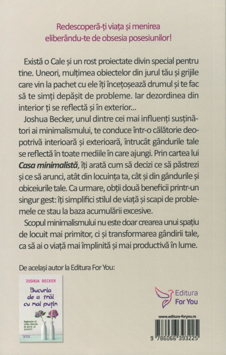 Casa minimalista. Ghid pentru o viata bine gandita si ordonata - Joshua Becker [2]