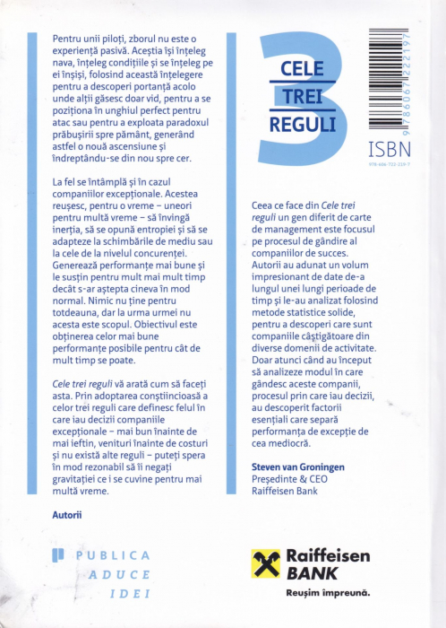 Cele trei reguli. Cum gandesc companiile exceptionale [2]
