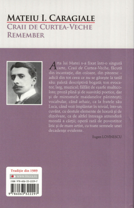 Craii de Curtea - Veche. Remember - Mateiu I. Caragiale [2]