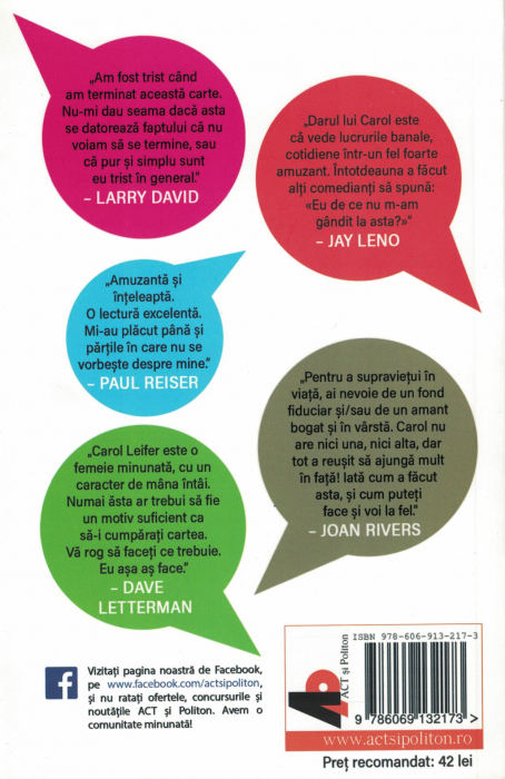 Cum sa ai succes in afaceri fara sa plangi - Carol Leifer [2]