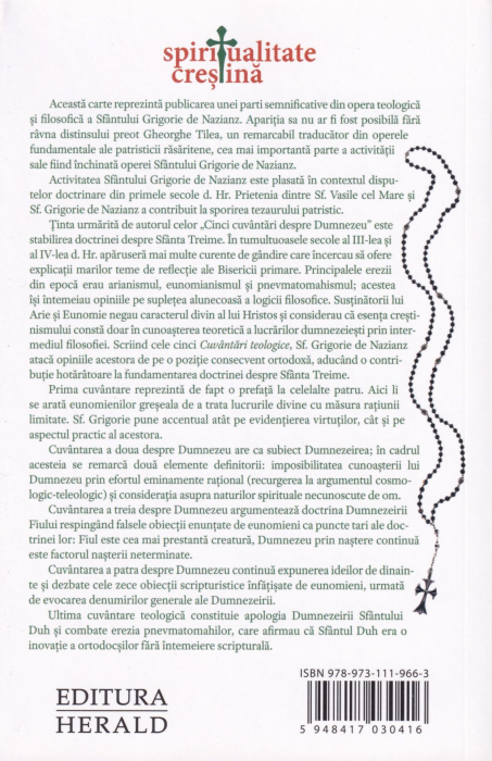 Cuvantari teologice. Cinci cuvantari despre Dumnezeu [2]
