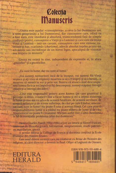 Despre gnoza si gnosticism [2]