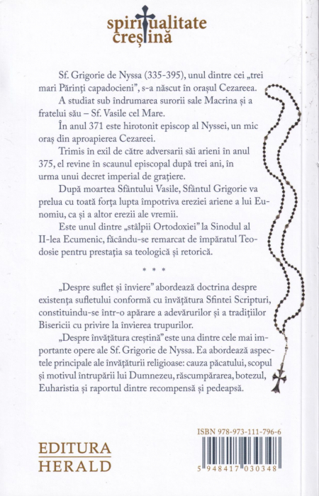 Despre suflet si inviere. Despre invatatura Crestina [2]