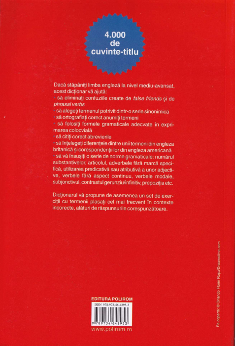 Dictionar de dificultati ale limbii engleze [2]
