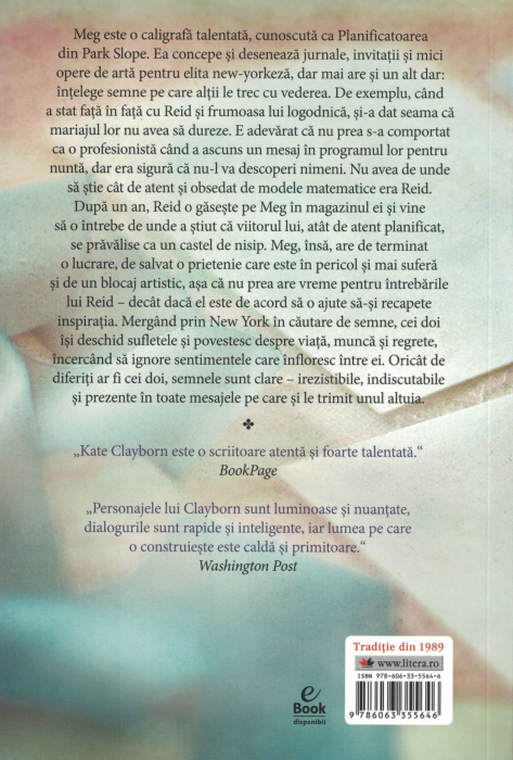 Dragostea e scrisa in semne - Kate Clayborn [2]