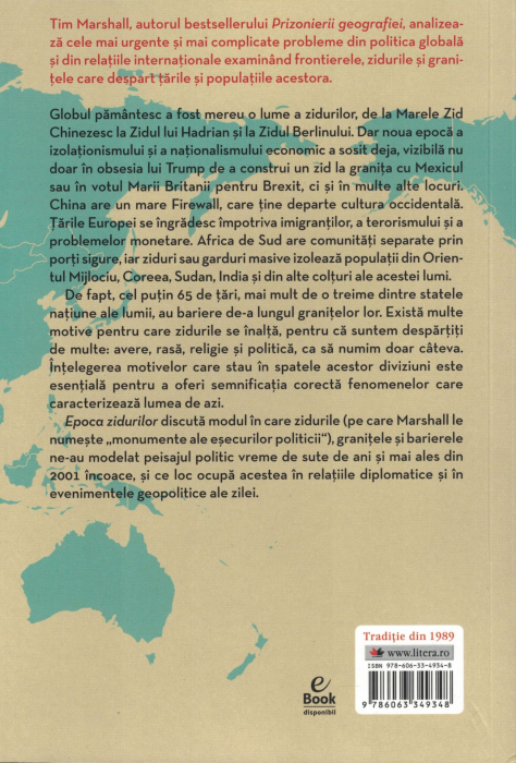Epoca zidurilor. Cum schimba lumea barierele dintre natiuni - Tim  Marshall [2]