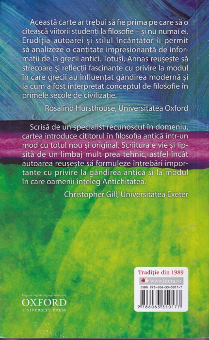 Filosofie antica. O foarte scurta introducere [2]