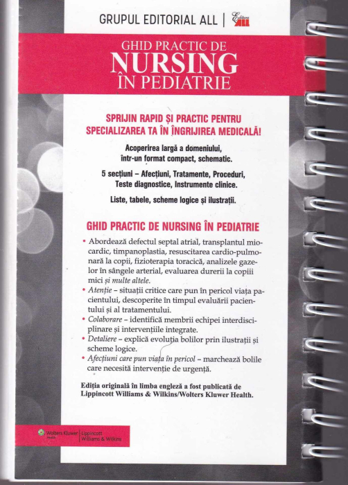 Ghid practic de nursing in Pediatrie [2]