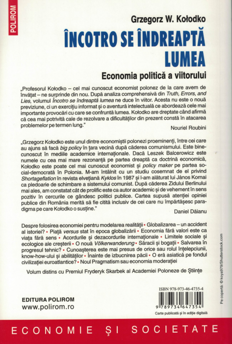 Incotro se indreapta lumea. Economia politica a viitorului - Grzegorz W. Kolodko [2]