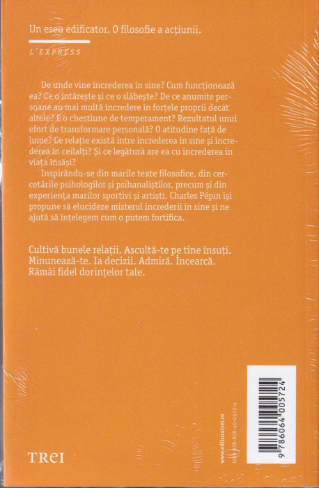 Increderea in sine. O Filosofie [2]