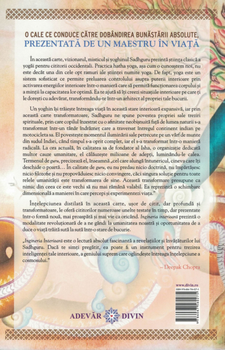 Ingineria interioara. Ghidul unui yoghin catre starea de bucurie - Sadhguru [2]