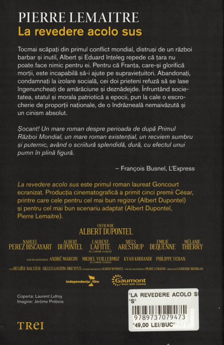 La Revedere Acolo Sus - Pierre Lemaitre [2]