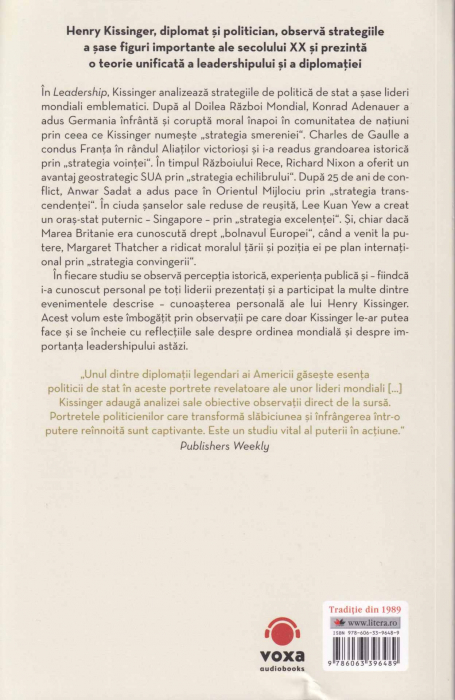 Leadership. Sase studii de strategie mondiala [2]