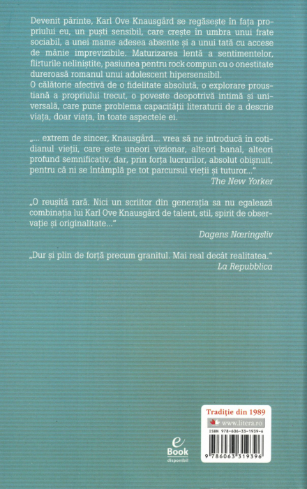 Lupta mea. Cartea intai:  Moartea unui tata - Karl Ove Knausgard [2]