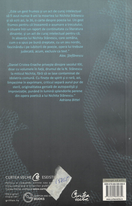 Lyrica magna. Eseu despre poezia lui Nichita Stanescu - Daniel Cristea Enache [2]