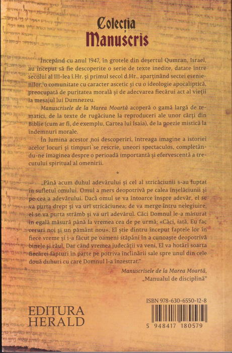 Manuscrisele de la Marea Moarta [2]